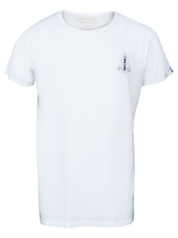 Men T-shirt White Yogis Small