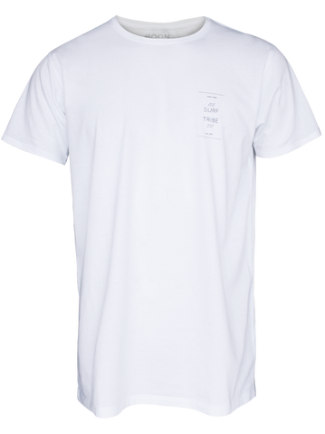 MEN T-SHIRT WHITE SURF TRIBE