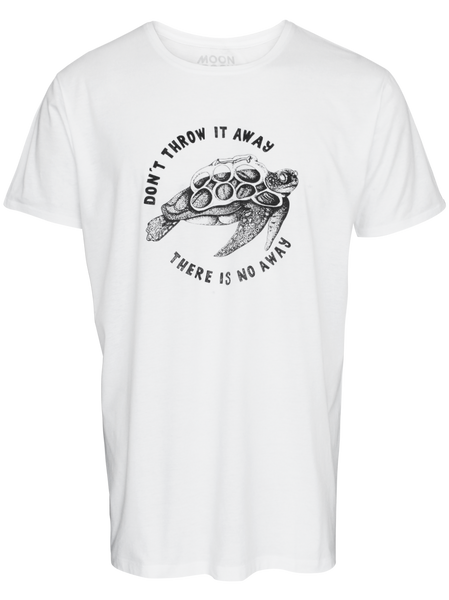 MEN T-SHIRT WHITE TURTLE