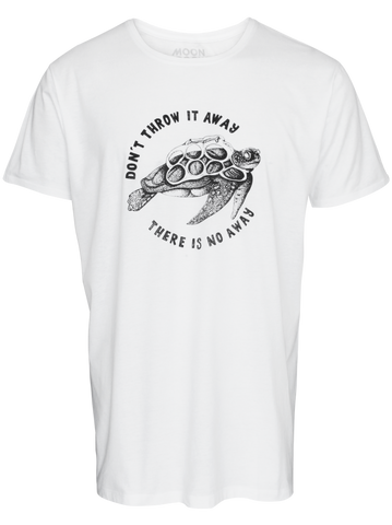 MEN T-SHIRT WHITE TURTLE